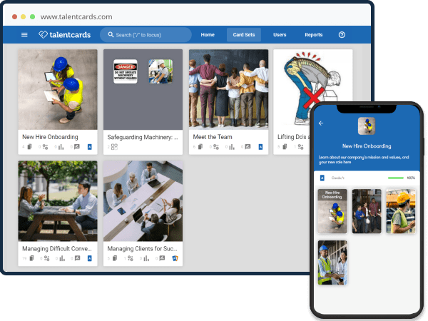 book a demo - Talentcards
